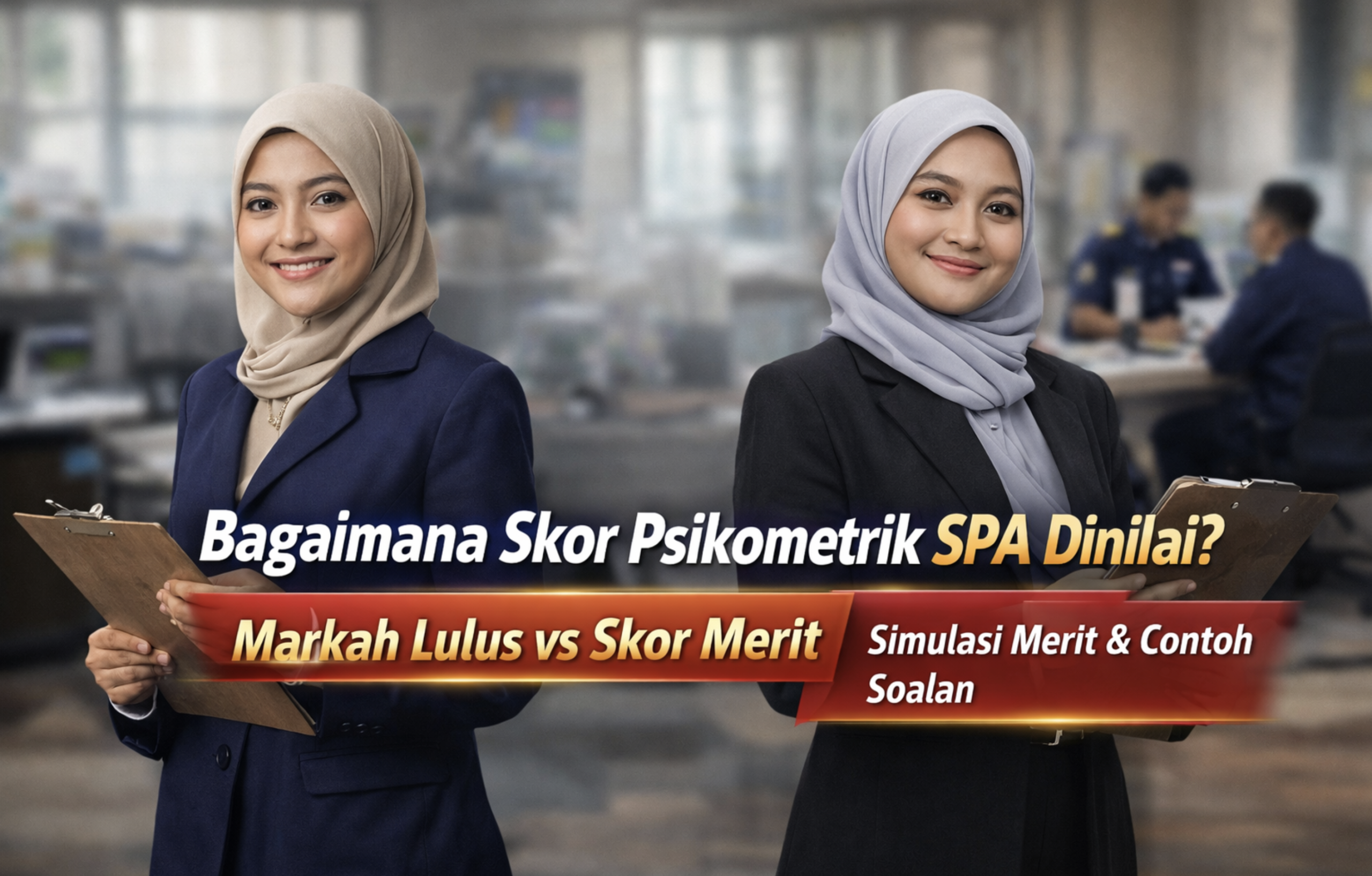 Bagaimana Skor Psikometrik SPA Dinilai? Markah Lulus vs Skor Merit, Cara Sistem Menilai & Contoh Soalan